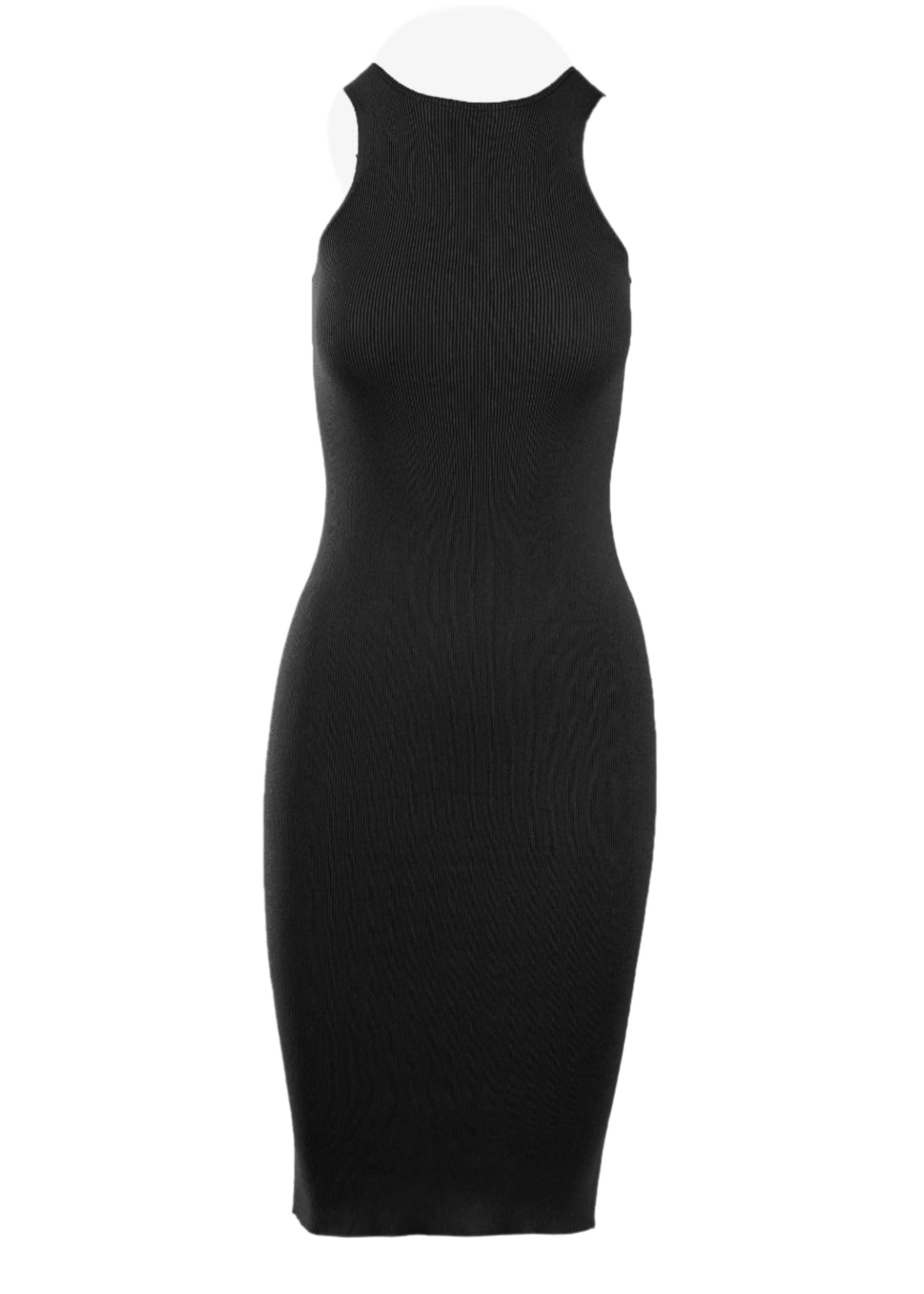 Eartha Midi Tank Dress with sleek racerback design and seam-free construction.