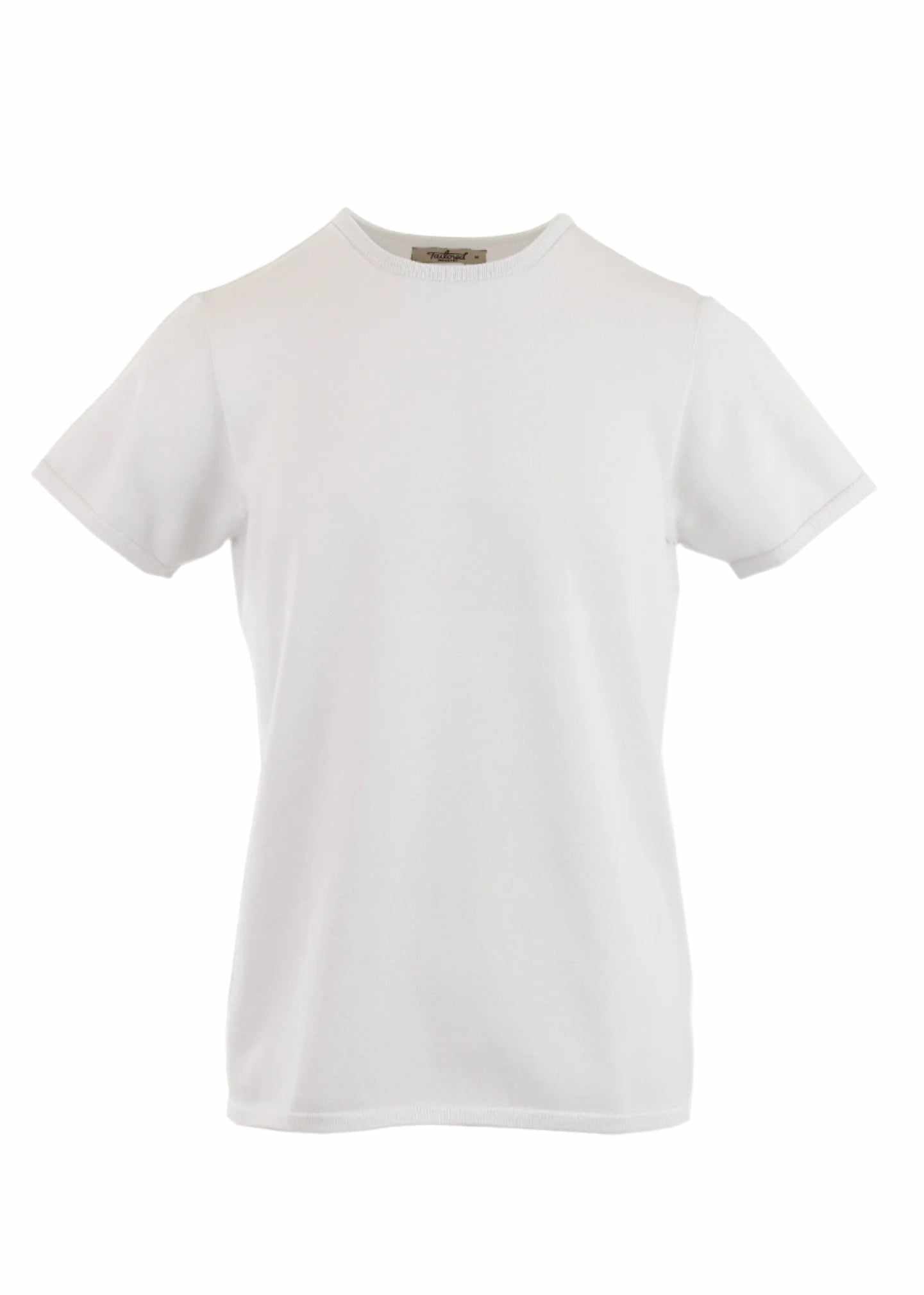 Saintt Sinners Beckett Tee in white, tailored fit, seamless 3D print construction.