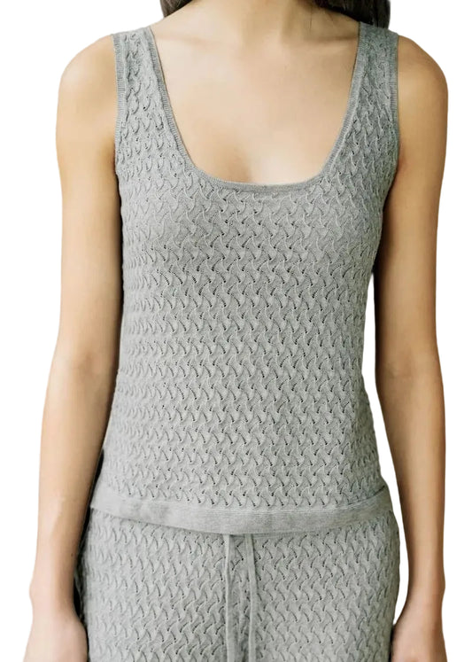 Hoshi Pointelle Tank (Color Options)