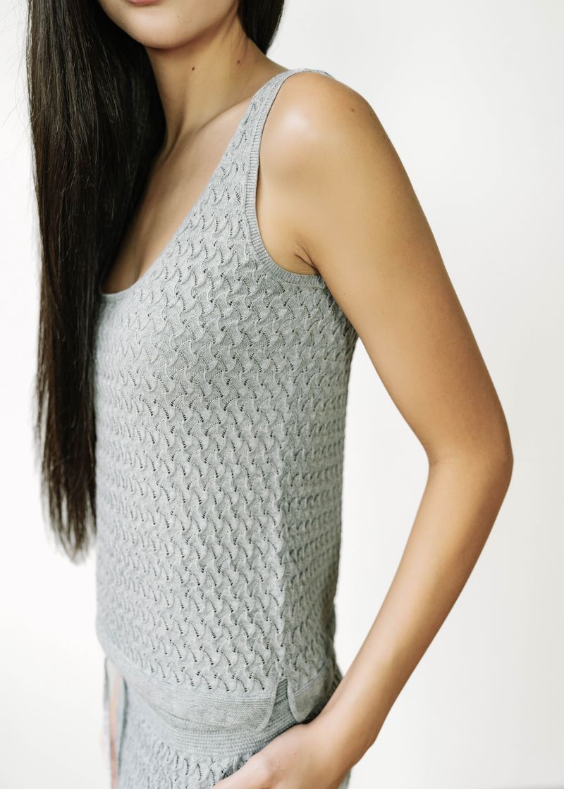 Hoshi Pointelle Tank (Color Options)