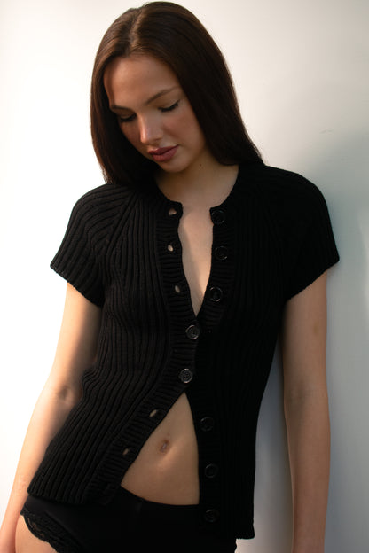 Piper Short Sleeve Cardigan (Color Options)